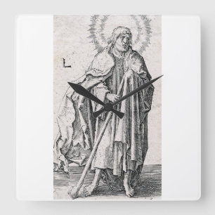 Sankt Judas Taddeus aposteln Fyrkantig Klocka