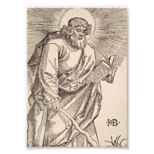 Sankt Judas Taddeus aposteln och martyren Fototryck