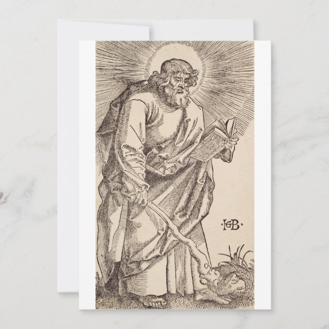 Sankt Judas Taddeus aposteln och martyren Inbjudningar (Framsida)