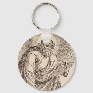 Sankt Judas Taddeus aposteln och martyren Nyckelring