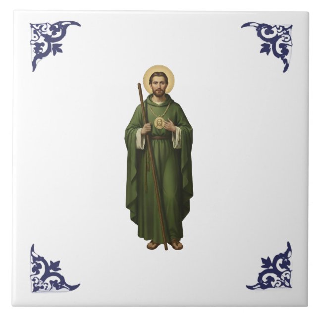 Sankt Judas Taddeus St Jude Kakelplatta (Framsidan)