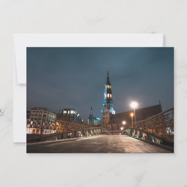 Sankt Katharinen Kirche Hamburg-kort (Framsida)