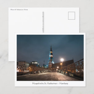 Sankt Katharinen Kirche Hamburg Vykort