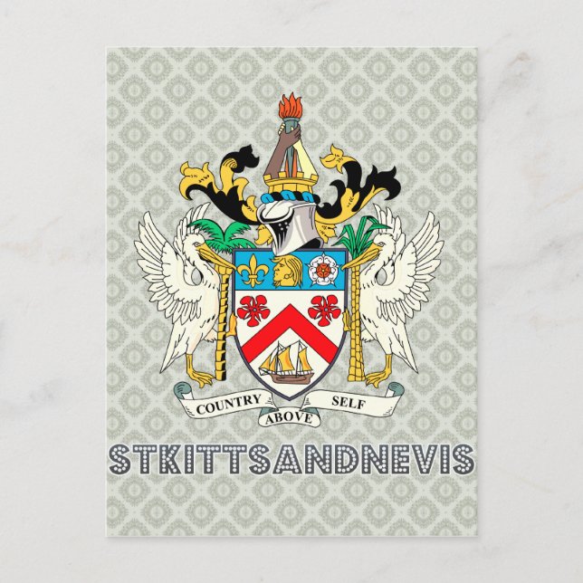 Sankt kitts och nevis vykort (Framsida)