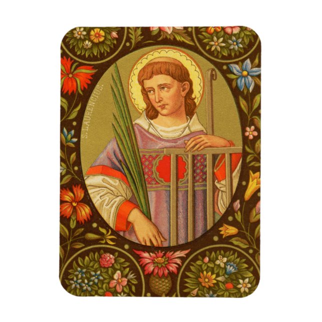 Sankt Laurentius av Rom (PM 04) Magnet (Vertikal)