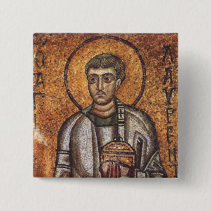 Sankt Laurentius Ortodoxt mosaikkonsttryck Knapp