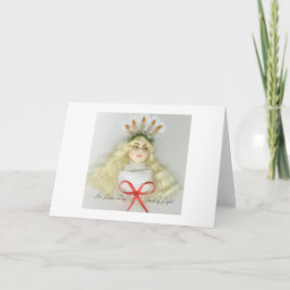 Sankt Lucia-dagen 177 JL Biel Greeting Card Kort