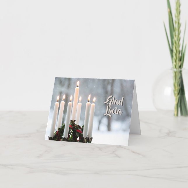 Sankt Lucia | Luciafest Kort (Framsida)