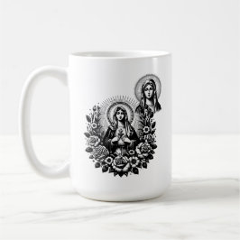 Sankt Maria katolsk kristen katolsk meditation Kaffemugg