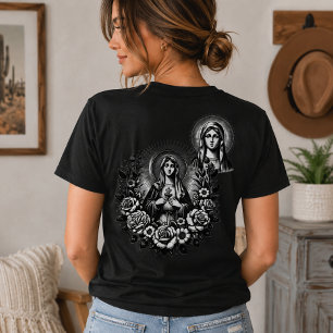 Sankt Maria Katolsk Kristet Katolsk Tro Gåva T Shirt