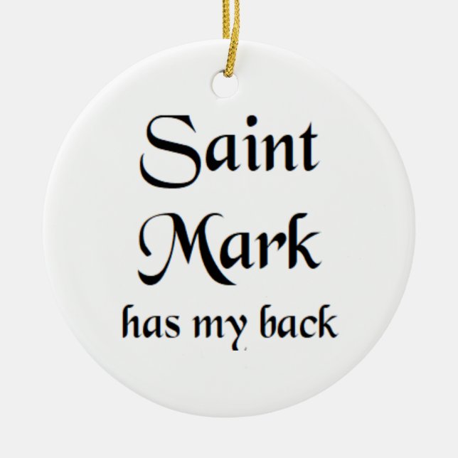 sankt Markus Julgransprydnad Keramik (Framsidan)