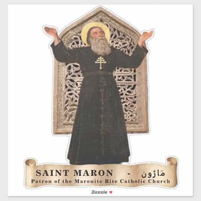 Sankt Maron, Maronitiska kyrkans dekal (Ark)