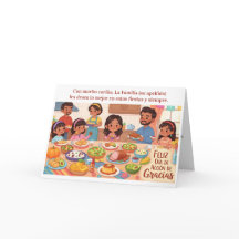 Sankt Mårtensfest- spansktalande familj