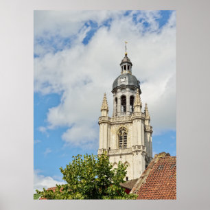 Sankt Martinus Basilika i Halle, Belgien Poster