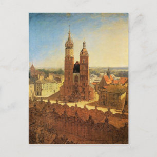 Sankt Marys kyrka av Jan Matejko Vykort