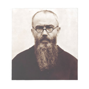 Sankt Maximilian Kolbe polsk katolsk präst Anteckningsblock