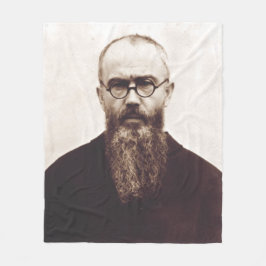 Sankt Maximilian Kolbe polsk katolsk präst Fleecefilt