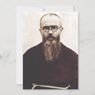 Sankt Maximilian Kolbe polsk katolsk präst Julkort