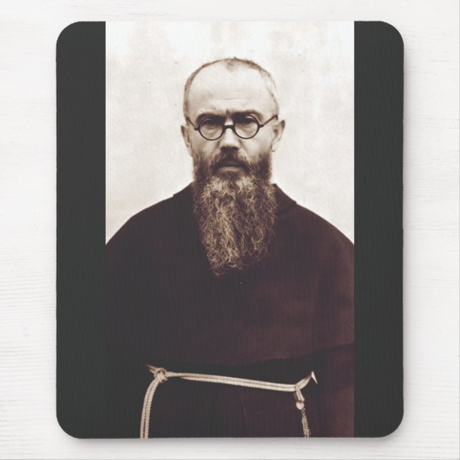 Sankt Maximilian Kolbe polsk katolsk präst Musmatta (Framsidan)