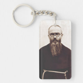 Sankt Maximilian Kolbe polsk katolsk präst Nyckelring