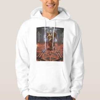 Sankt Mikael Ärkeängel – gotisk änglastaty Hoodie