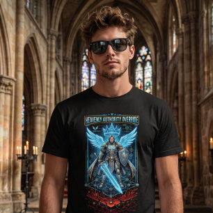Sankt Mikael Ärkeängel Katolsk Speltröja T Shirt