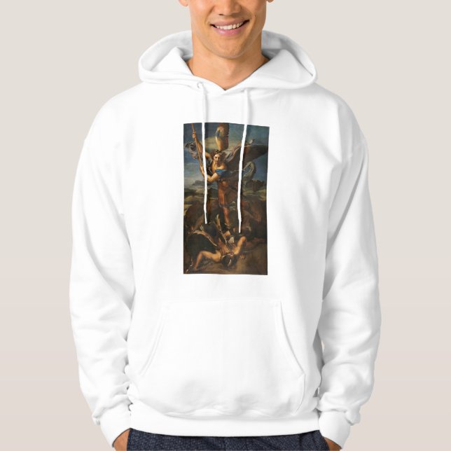 Sankt Mikael besegrar Satan Sweatshirt (Framsida)