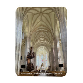 Sankt Mikaelskyrkan, Cluj-Napoca, Rumänien, på en Magnet