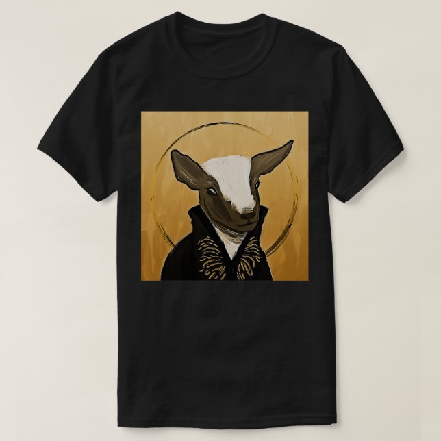 Sankt Milo Shadow och Bone Goat T Shirt (Design framsida)