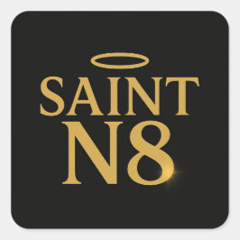 Sankt N8 Fyrkantigt Klistermärke
