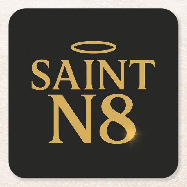 Sankt N8 Underlägg Papper Kvadrat (Framsidan)