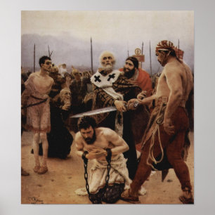 Sankt Nicholas Saves tre oskyldiga till döden Poster