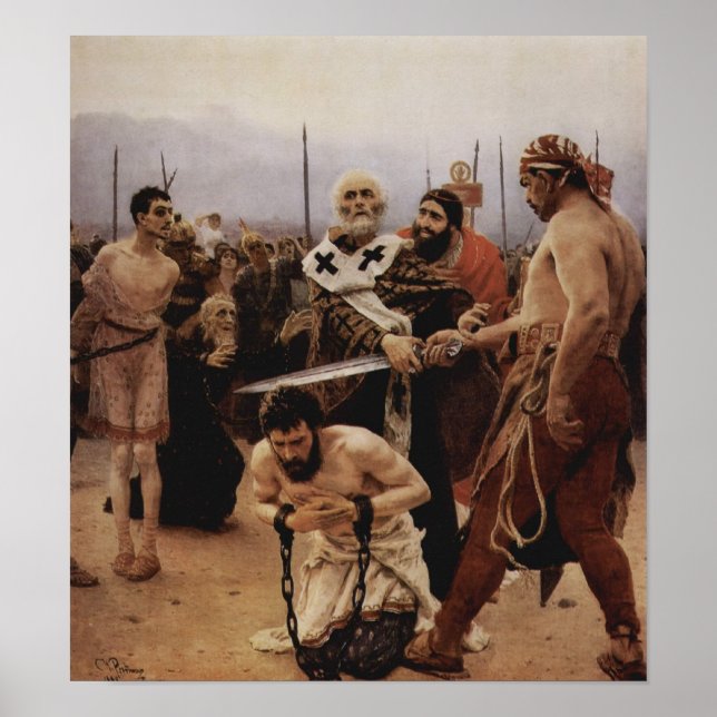 Sankt Nicholas Saves tre oskyldiga till döden Poster (Framsidan)