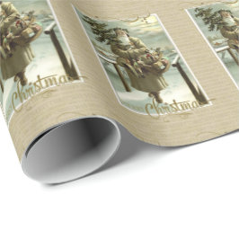 Sankt Nick-Vintagen Reproduction Presentpapper