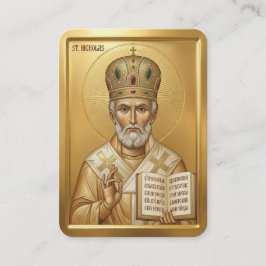 Sankt Nikolaus bönekort Visitkort