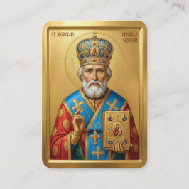 Sankt Nikolaus bönekort Visitkort