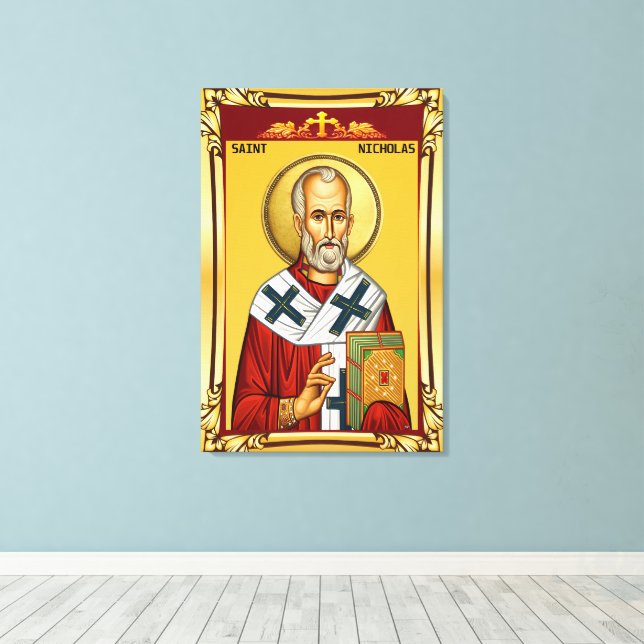 Sankt Nikolaus Canvastryck (Insitu (trägolv))