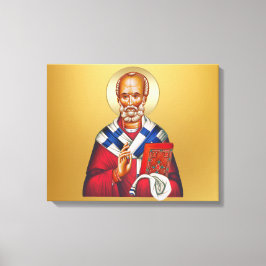 Sankt Nikolaus Canvastryck