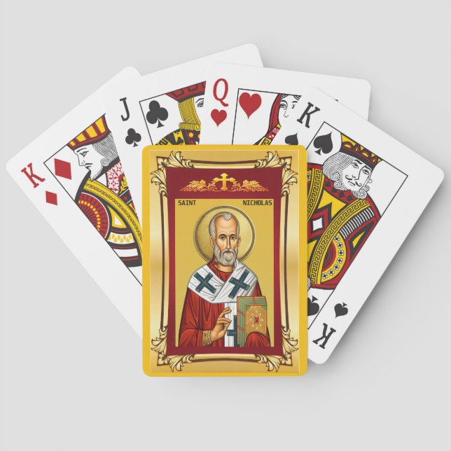 Sankt Nikolaus Casinokort (Baksidan)