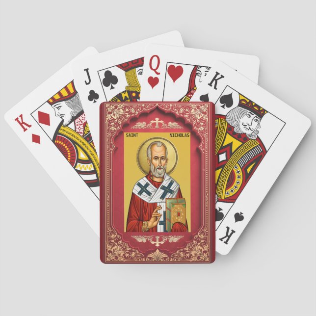 Sankt Nikolaus Casinokort (Baksidan)