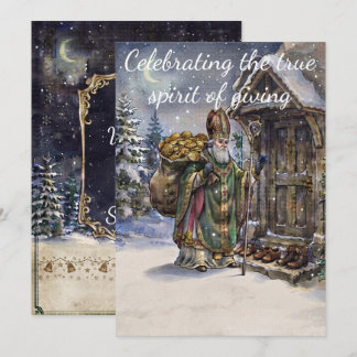Sankt Nikolaus dag Julkort