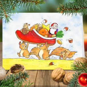 Sankt Nikolaus-dags hälsning Kort