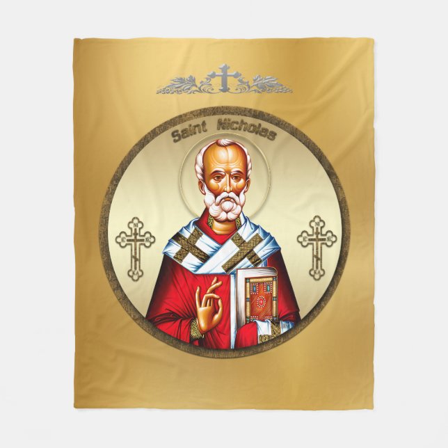 Sankt Nikolaus Fleecefilt (Framsidan)