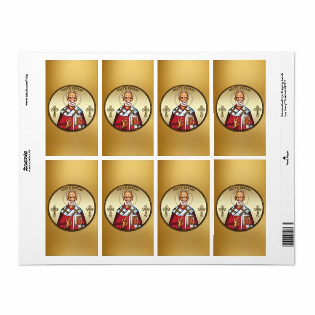 Sankt Nikolaus Fraktsedel (Helt Ark)