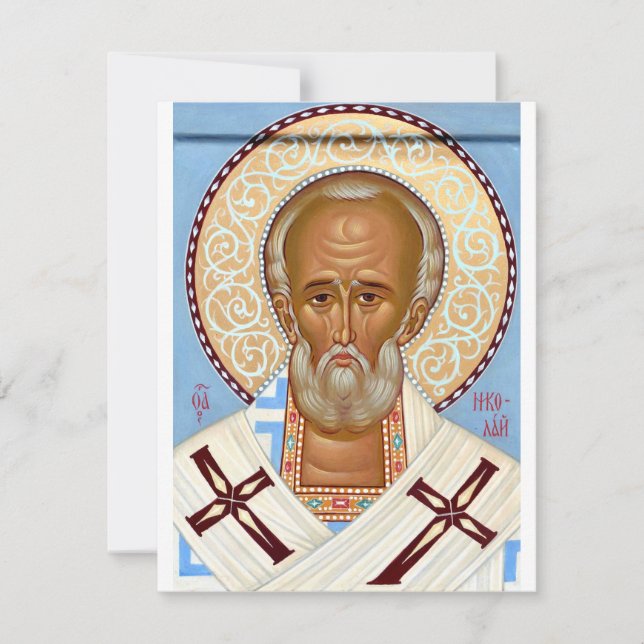 Sankt Nikolaus från Myra Premium Ortodox konst (Framsida)
