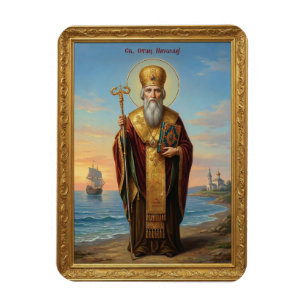 Sankt Nikolaus ortodox ikon Magnet