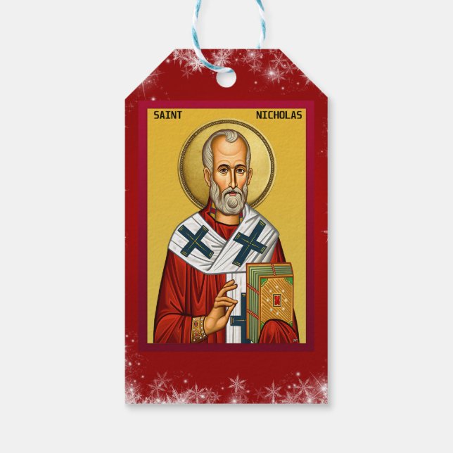 Sankt Nikolaus, Sveti Nikola Presentetikett (Baksidan)