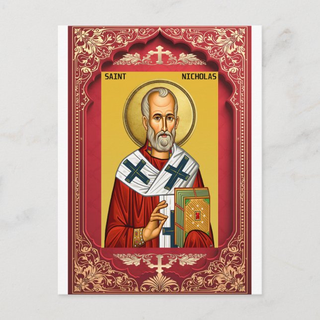 Sankt Nikolaus Vykort (Framsida)