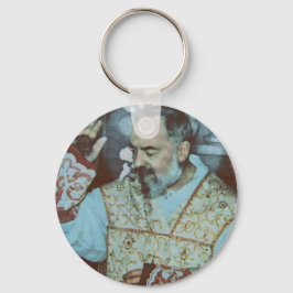 Sankt Padre Pio Nyckelring