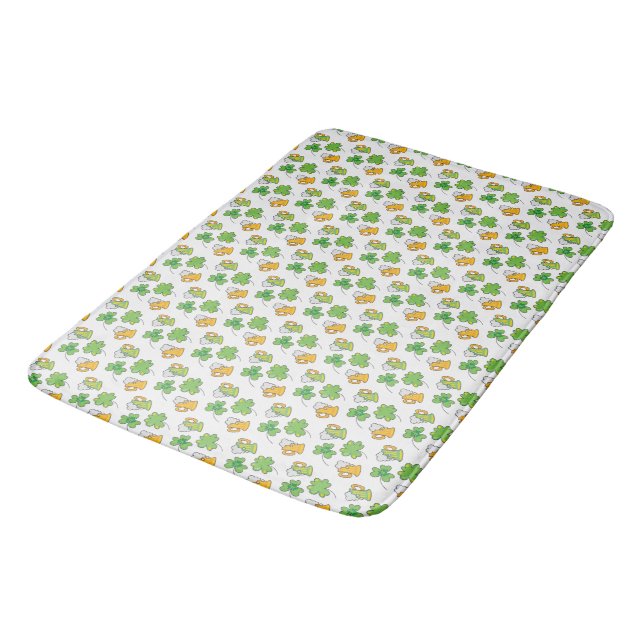 Sankt Patrick dag Bath Mat Badrumsmatta (Vinklad)